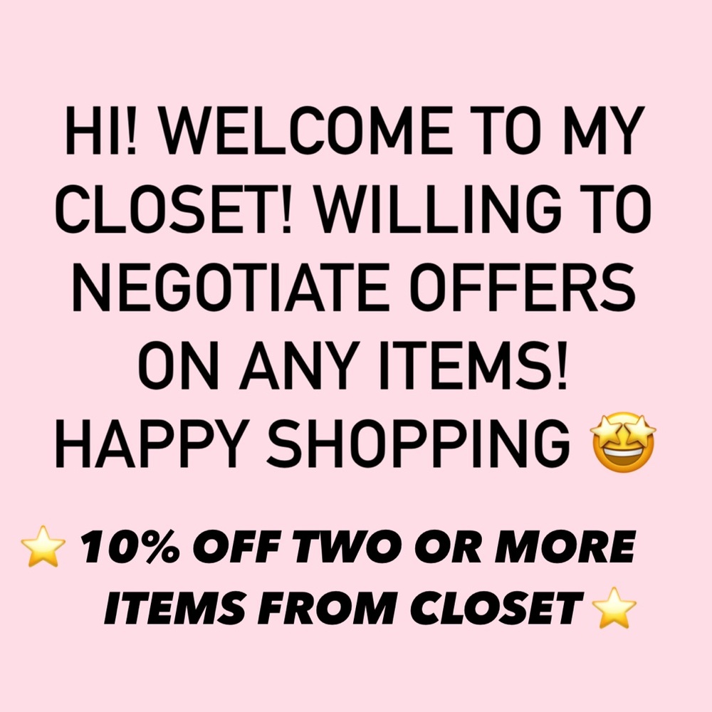 WELCOME TO MY CLOSET